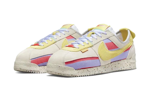 Nike Cortez Union Lemon Frost - Kup oryginalne Nike Cortez Union Lemon Frost - widok z drugiego boku - Sneakersy