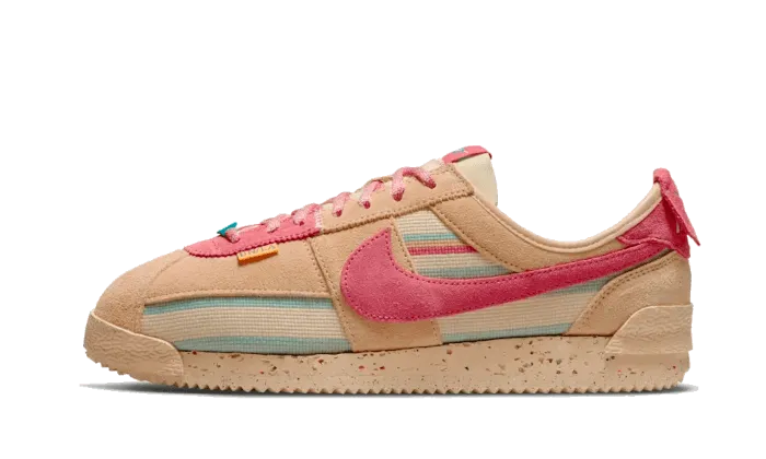 Nike Nike Cortez Union Sesame zielony-żółty - widok główny z boku | Saturaise.com