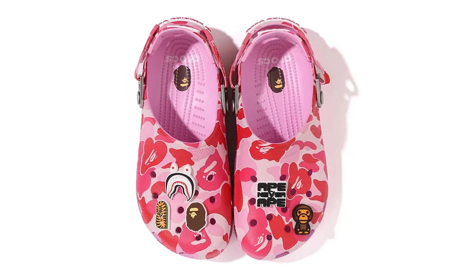 Crocs Classic Clog A Bathing Ape ABC Camo Pink - zdjęcie 3