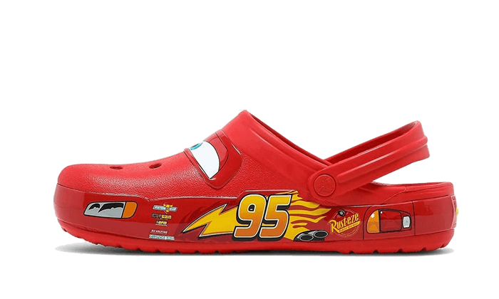 Crocs Classic Clog Lightning McQueen żółto-czarny - widok główny z boku | Saturaise.com