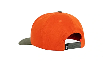 Czapka z daszkiem Stussy Mid-Depth Big Stock (SS25) Orange - zdjęcie 2