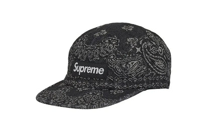 Czapka Z Daszkiem Supreme Bandana Jacquard Denim Black