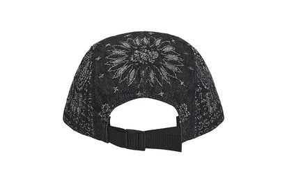 Czapka Z Daszkiem Supreme Bandana Jacquard Denim Black - zdjęcie 2