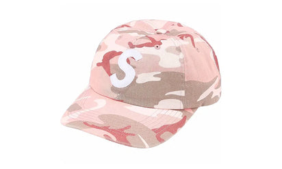 Czapka z daszkiem Supreme Pigment Coated S Logo 6-Panel Pink Camo