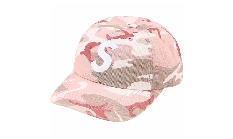 Czapka z daszkiem Supreme Pigment Coated S Logo 6-Panel Pink Camo