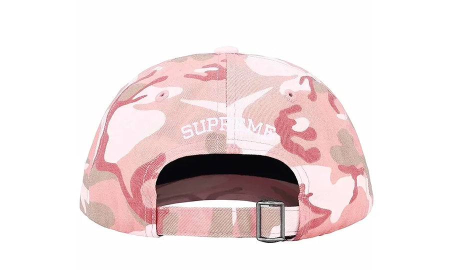 Czapka z daszkiem Supreme Pigment Coated S Logo 6-Panel Pink Camo - zdjęcie 2