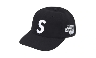 Czapka z daszkiem Supreme World Famous S Logo 6-Panel Black