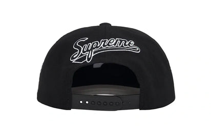 Czapka z daszkiem Supreme World Famous S Logo 6-Panel Black - zdjęcie 2