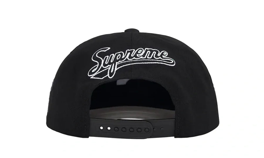 Czapka z daszkiem Supreme World Famous S Logo 6-Panel Black - zdjęcie 2