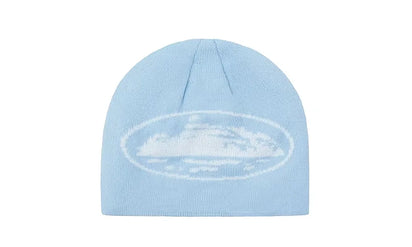 Czapka Zimowa Corteiz Alcatraz Skully Baby Blue