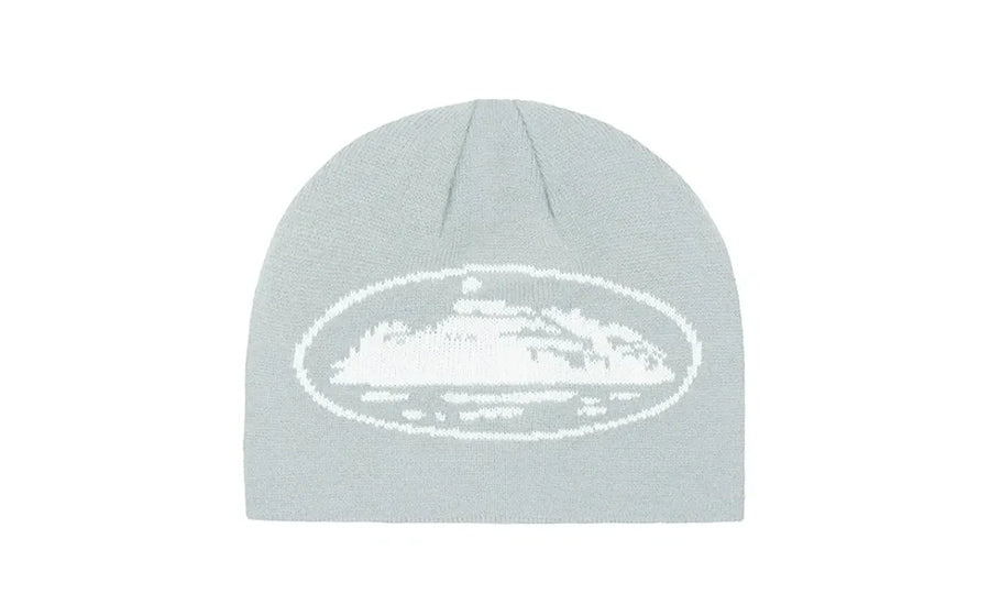 Czapka zimowa Corteiz Alcatraz Skully Grey