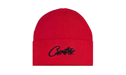 Czapka Zimowa Corteiz Allstarz Folded Beanie Red/Black