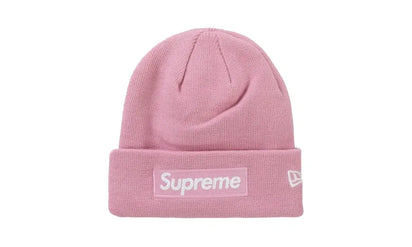 Czapka zimowa Supreme New Era Box Logo (FW24) Dusty Pink