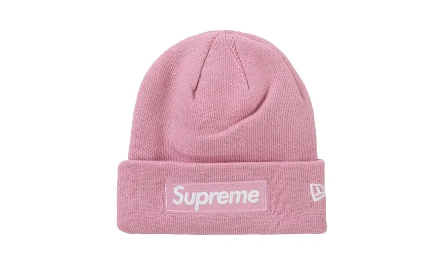 Czapka zimowa Supreme New Era Box Logo (FW24) Dusty Pink