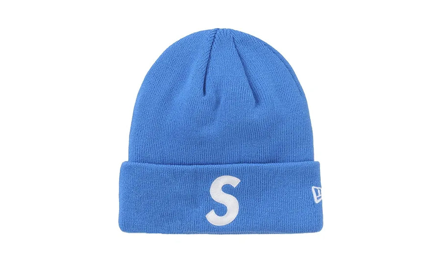 Czapka zimowa Supreme New Era S Logo Blue (FW24)