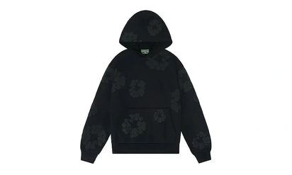 Denim Tears Cotton Wreath Hoodie Black Monochrome