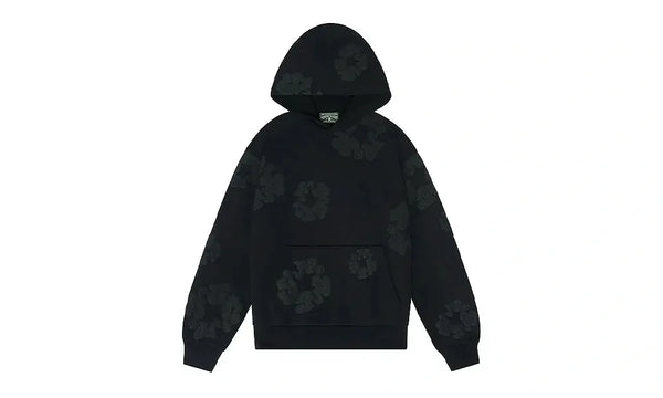 Denim Tears Cotton Wreath Hoodie Black Monochrome