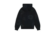 Denim Tears Cotton Wreath Hoodie Black Monochrome - zdjęcie 2