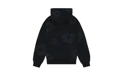 Denim Tears Cotton Wreath Hoodie Black Monochrome - zdjęcie 2