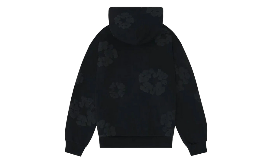 Kup oryginalne Denim Tears Cotton Wreath Hoodie Black Monochrome DT-DTCWHB-BLACKMONOCHROME - widok z drugiego boku - Sneakers