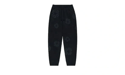 Denim Tears Cotton Wreath Sweatpants Black Monochrome