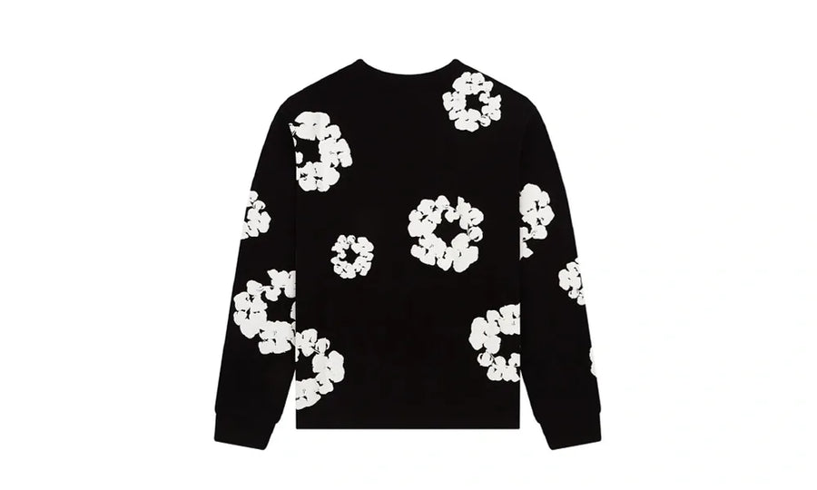 Denim Tears Long Sleeve Cotton Wreath T-shirt Black - zdjęcie 2