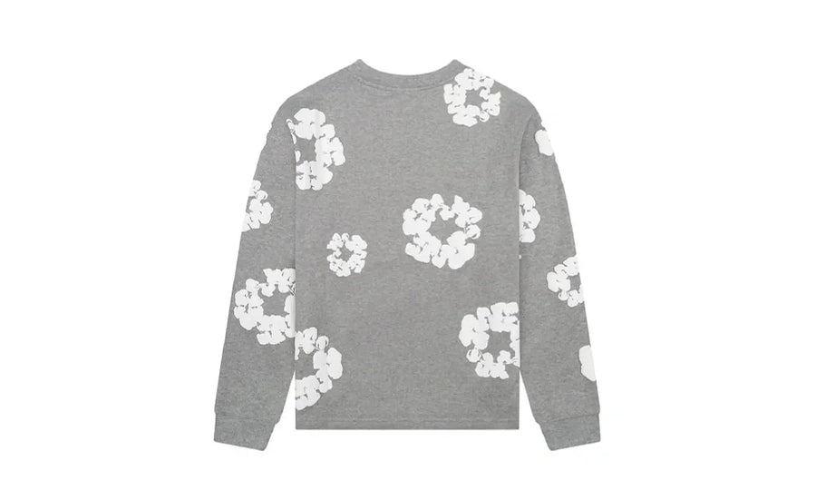 Denim Tears Long Sleeve Cotton Wreath T-shirt Grey - zdjęcie 2