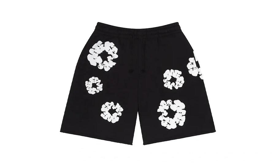 Denim Tears The Cotton Wreath Shorts Black