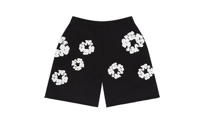 Denim Tears The Cotton Wreath Shorts Black - zdjęcie 2