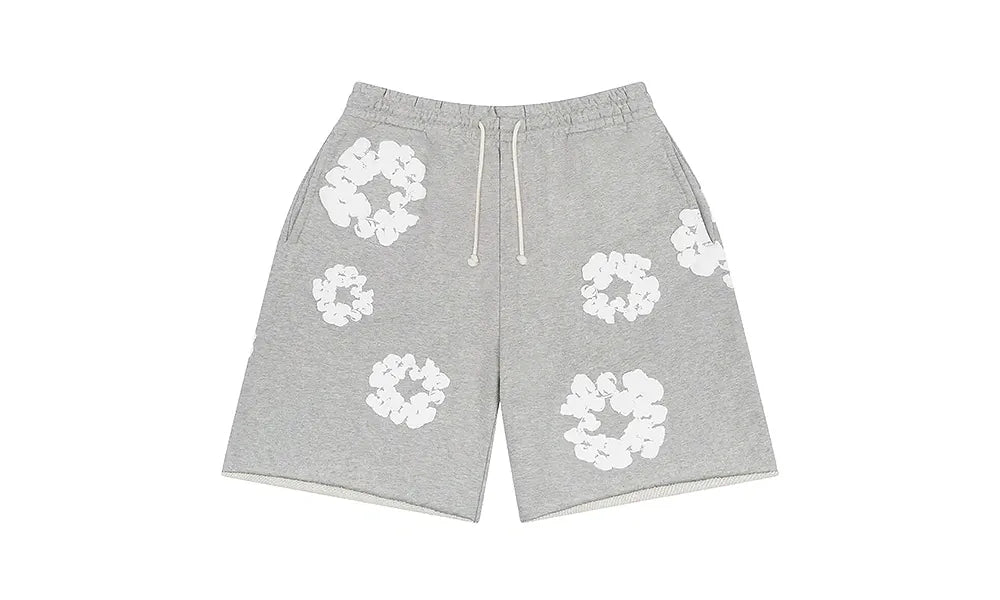 Denim Tears The Cotton Wreath Shorts Grey