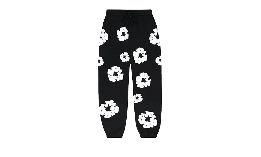 Denim Tears The Cotton Wreath Sweatpants Black