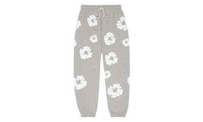 Denim Tears Denim Tears The Cotton Wreath Sweatpants Grey biały-szary - widok główny z boku | Saturaise.com