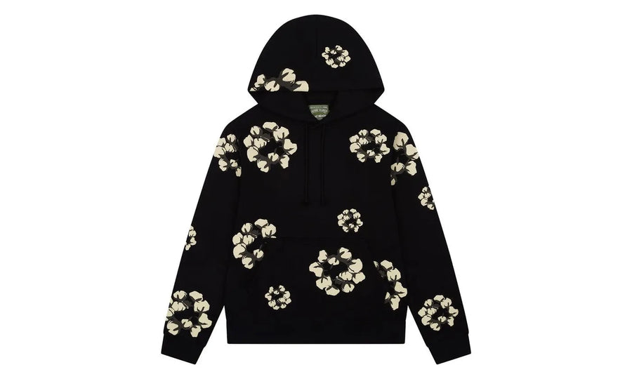 Denim Tears Denim Tears x CPFM Cactus Tears Wreath Hoodie Black czarny - widok główny z boku | Saturaise.com