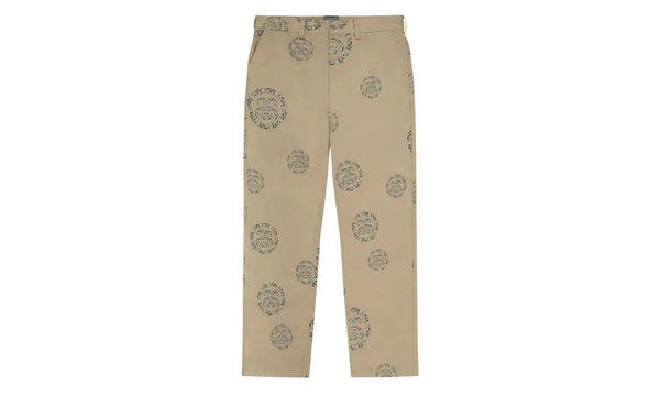 Denim Tears x Stussy Double S Wreath Chino Pant Khaki Brown