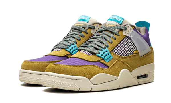 Air Jordan 4 Retro Union Desert Moss - Kup oryginalne Air Jordan 4 Retro Union Desert Moss DJ5718-300 - widok z drugiego boku - Sneakersy
