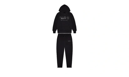 Dres Trapstar London Decoded Gel Tracksuit Black Monochrome