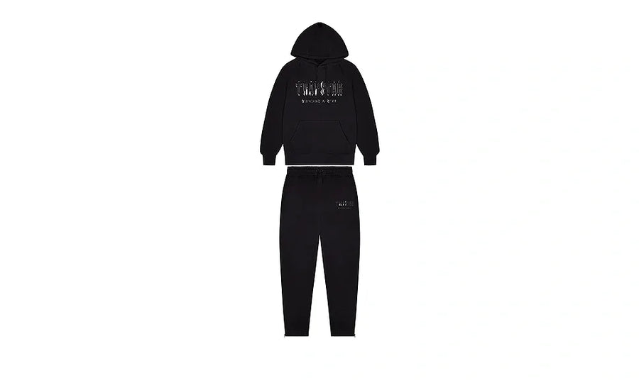 Dres Trapstar London Decoded Gel Tracksuit Black Monochrome