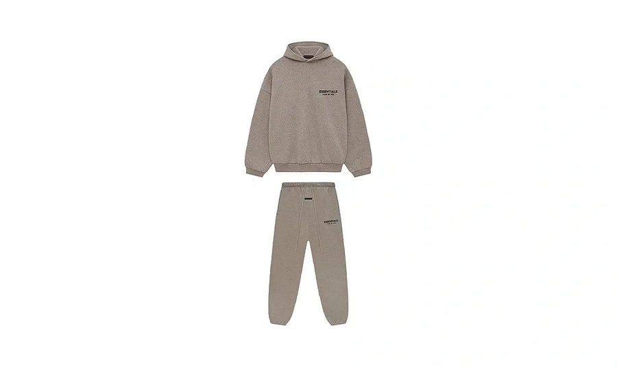 Dresy Fear of God Essentials Fleece Long Set Heather Gray FW24