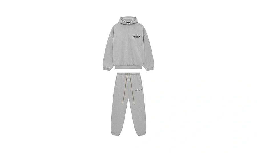 Dresy Fear of God Essentials Fleece Set Light Heather Gray FW24