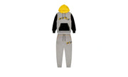 Dresy Set Trapstar Script Grey Marl/Yellow