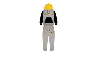 Dresy Set Trapstar Script Grey Marl/Yellow
