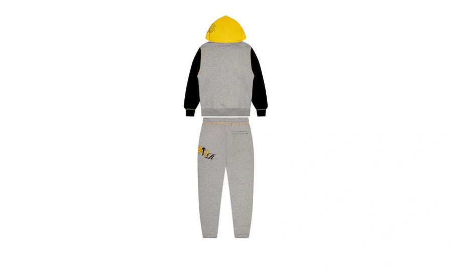 Dresy Set Trapstar Script Grey Marl/Yellow - zdjęcie 2