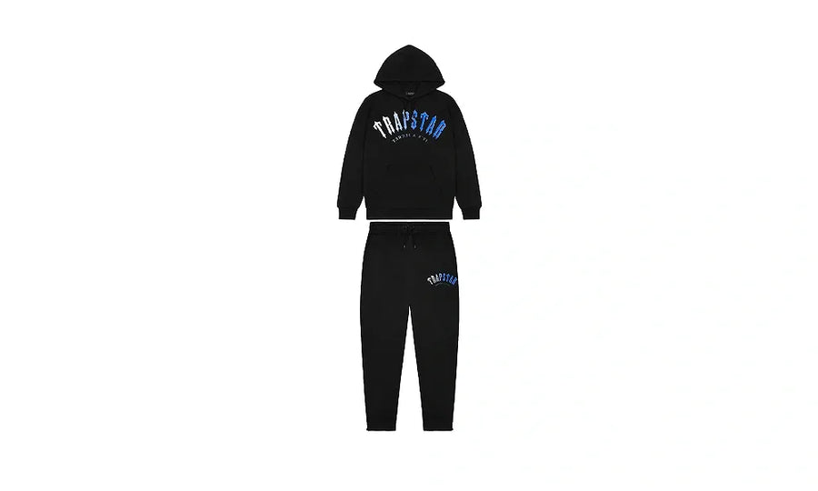 Dresy Trapstar Irongate ARCH Fade Tracksuit – Black/Blue