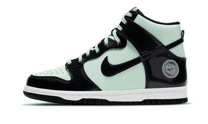 Nike Dunk High All-Star 2021 czarny-biały - widok główny z boku | Saturaise.com