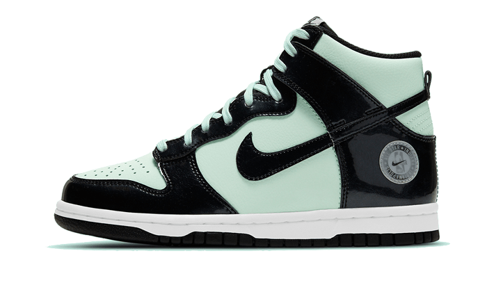 Nike Dunk High All-Star 2021 czarny-biały - widok główny z boku | Saturaise.com
