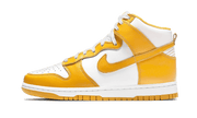 Nike Dunk High Dark Sulfur biały-żółty - widok główny z boku | Saturaise.com