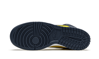 100% Oryginalne Dunk High Maize & Blue (Michigan) - widok z tyłu - 800.00 PLN