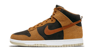 Nike Dunk High PRM Dark Russet biały-brązowy - widok główny z boku | Saturaise.com