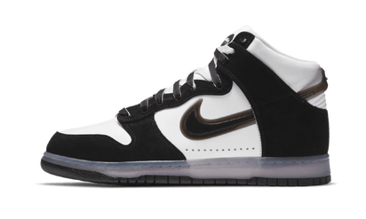Nike Dunk High Slam Jam Black czarny-biały - widok główny z boku | Saturaise.com