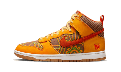 Nike Dunk High PRM Somos Familia czarny-biały - widok główny z boku | Saturaise.com